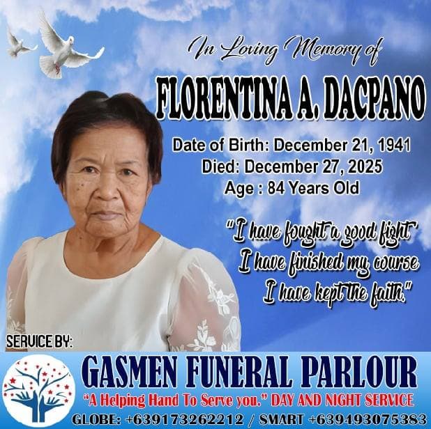 Florentina A. Dacpano memorial