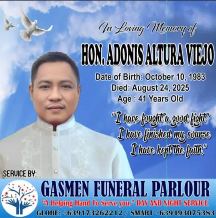 Hon. Adonis Altura Viejo memorial